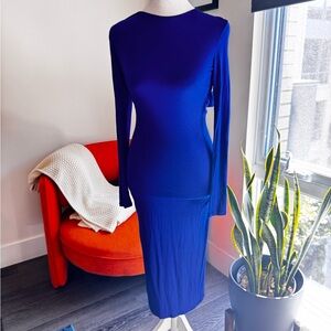 ASOS Royal Blue Long Sleeve Dress
